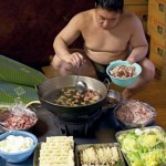 Bữa ăn khổng lồ của sumo Nhật