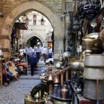 Chợ cổ Khan-El-Khalili Bazzar ở Ai Cập